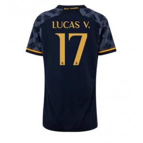 Real Madrid Lucas Vazquez #17 Koszulka Wyjazdowych Kobiety 2023-24 Krótki Rękaw